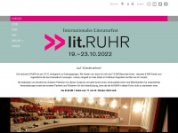 lit.ruhr Webseite Vorschau