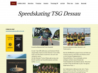 speedskating-dessau.com Webseite Vorschau