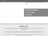 rowainc.net Webseite Vorschau