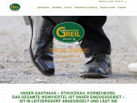gasthausgreil.at Webseite Vorschau