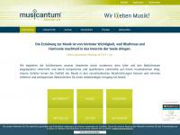 musicantum-akademie.de Webseite Vorschau