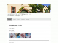 kunstverein-bahlingen.de Webseite Vorschau