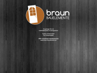 braun-bauelemente.de Webseite Vorschau