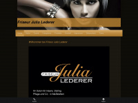 friseur-julia-lederer.de Webseite Vorschau