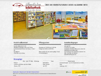 bibliothekorth.at Webseite Vorschau