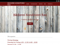 baeckerei-rau.com Webseite Vorschau