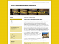 dioezesanbibliothek-osnabrueck.de Webseite Vorschau