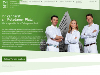 zahnarzt-am-potsdamer-platz.de Webseite Vorschau