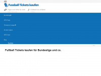 fussball-tickets-kaufen.de Webseite Vorschau