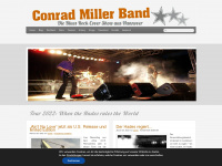 conrad-miller-band.de Webseite Vorschau
