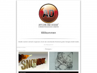 artcoreanddesign.com Webseite Vorschau