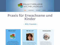 ergotherapie-wilhelmsruh.de Webseite Vorschau