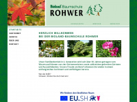 rohwer-baumschule.de Webseite Vorschau