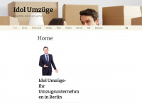 idol-umzuege.de Webseite Vorschau