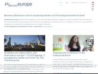 job-destination-europe.net Webseite Vorschau