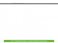 itv-torsysteme.de Webseite Vorschau