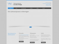 zahnarzt-altewaage.ch Webseite Vorschau