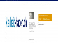 klarheit-haben.ch Webseite Vorschau