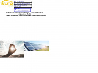 kunz-solartech.ch Webseite Vorschau