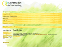 stimmsinn.de Webseite Vorschau