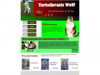 tierheilpraxis-wolff.de Webseite Vorschau