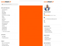 saxoprint.nl Webseite Vorschau