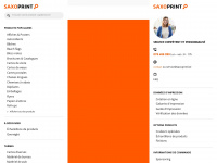saxoprint.be Webseite Vorschau