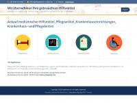 pflegebetten-ankauf.eu Webseite Vorschau