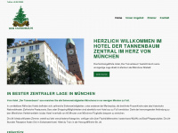 hotel-der-tannenbaum.com Webseite Vorschau