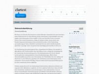 clartext.de Webseite Vorschau