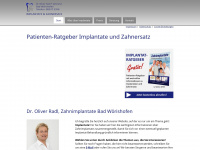 implantat-zahnarzt-bad-woerishofen.de Webseite Vorschau