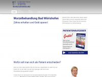 wurzelbehandlung-zahnarzt-bad-woerishofen.de Webseite Vorschau