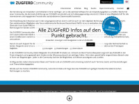 zugferd-community.net Webseite Vorschau
