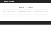 topshot-tennis-sports.de Webseite Vorschau