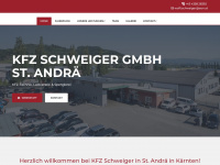 schweiger-kfz.at Webseite Vorschau