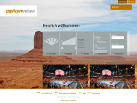 capricornreisen.ch Webseite Vorschau