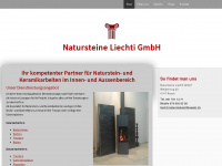 natursteine-liechti.ch Webseite Vorschau
