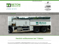 t-beton-transportbeton.de Webseite Vorschau