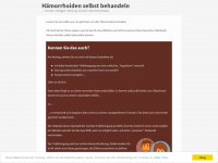haemorrhoiden-selbst-behandeln.de Webseite Vorschau