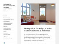 osteopathie-kinderosteopathie-potsdam.de Webseite Vorschau
