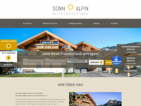 sonn-alpin.at Webseite Vorschau