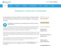 pflegeagentur24-pflegedienst.de Webseite Vorschau