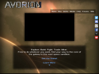 avorion.net Webseite Vorschau