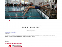 psv-stralsund-schwimmen.de Webseite Vorschau
