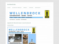 wellenbrockgetreidetechnik.wordpress.com Webseite Vorschau