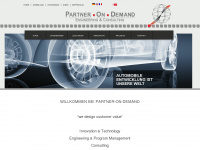 partner-on-demand.de Webseite Vorschau