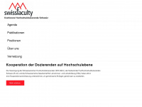 swissfaculty.ch Webseite Vorschau