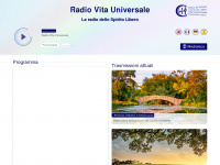 radiovitauniversale.org Webseite Vorschau