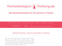 hochzeitsregion-freiburg.de Webseite Vorschau