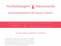 hochzeitsregion-hannover.de Webseite Vorschau